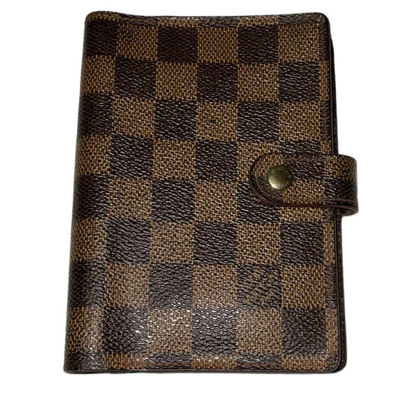 Louis Vuitton Vintage Damier Ebene Small Rng Agenda Cover - Picture 1 of 16